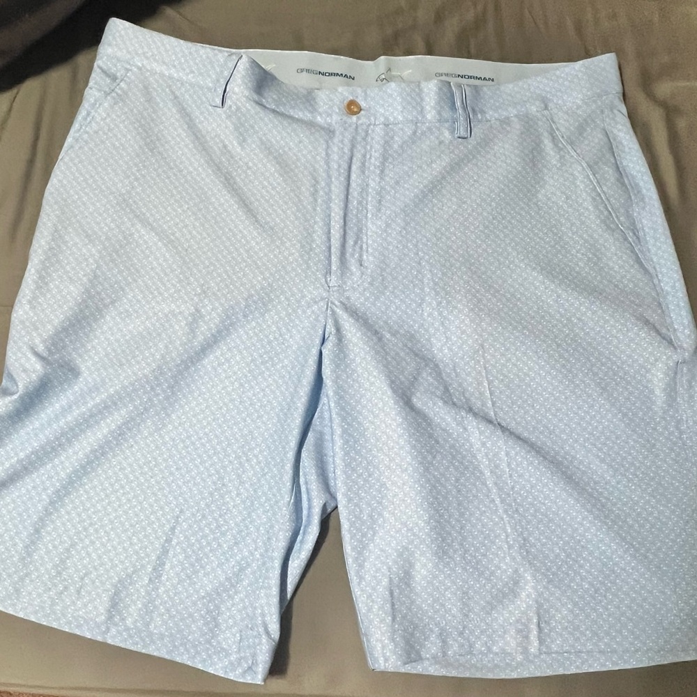 Greg Norman Collection Light Blue Men's Shorts